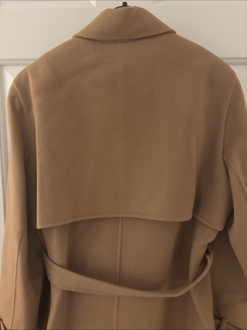 Theory Relax Double-Breasted Tan Trench Coat nwt - Picture 7 of 13